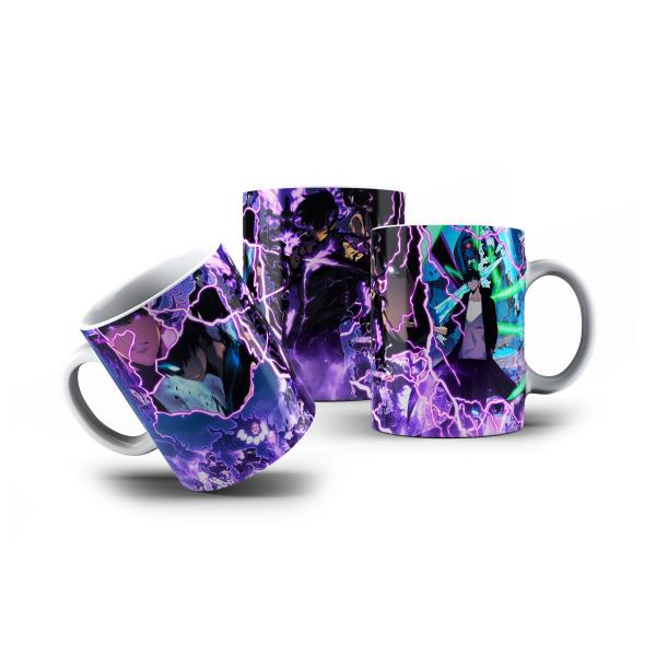 Imagem de Caneca Mágica Solo Leveling Sung Jin Woo Shadow Monarch