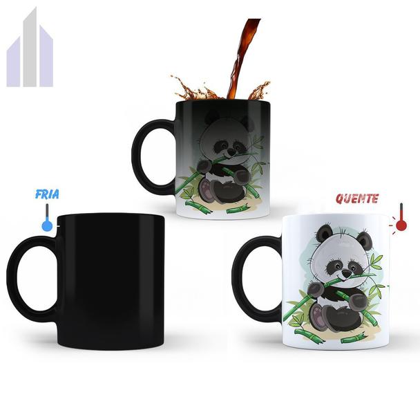 Imagem de Caneca Mágica Urso Panda Pra Nós Todo o Amor do Mundo