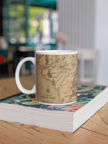 Imagem de Caneca Mapa de Senhor dos Anéis