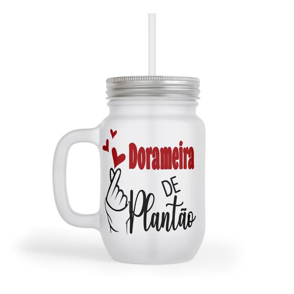 Imagem de Caneca Mason Dorameira de Plantão