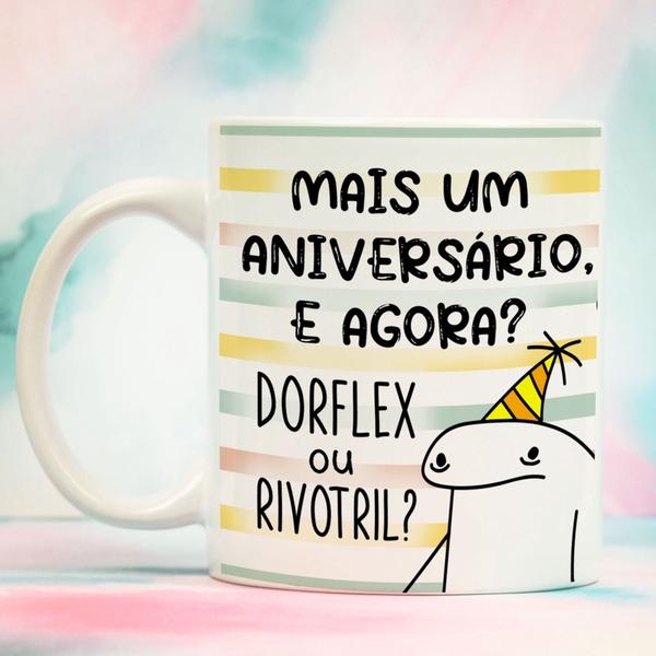 Imagem de Caneca Meme Flork Mais um Aniversário,e Agora