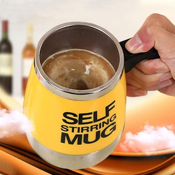 Imagem de Caneca Mixer Elétrica Self Stirring Mug Café Leite Verde