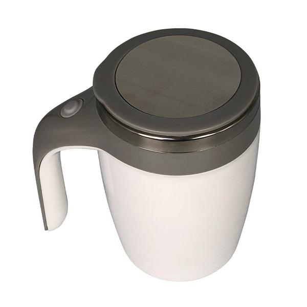 Imagem de Caneca Mixer Misturador Inox Automática Elétrica Pilha 380ml