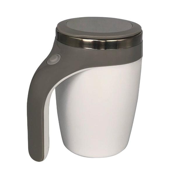 Imagem de Caneca Mixer Misturador Inox Automática Elétrica Pilha 380ml