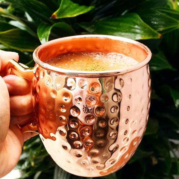 Imagem de Caneca Moscow Mule Em Cobre Puro Martelada 500 Ml