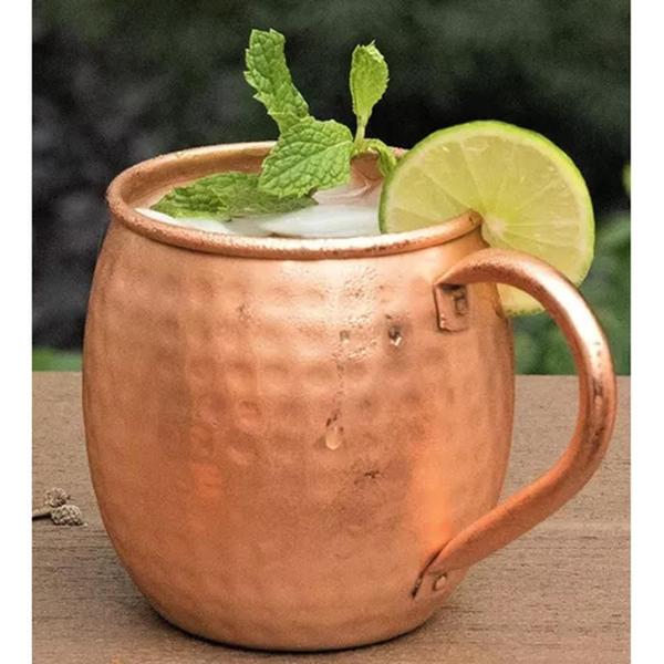 Imagem de Caneca Moscow Mule Inox Rose Bronze Drink 500Ml