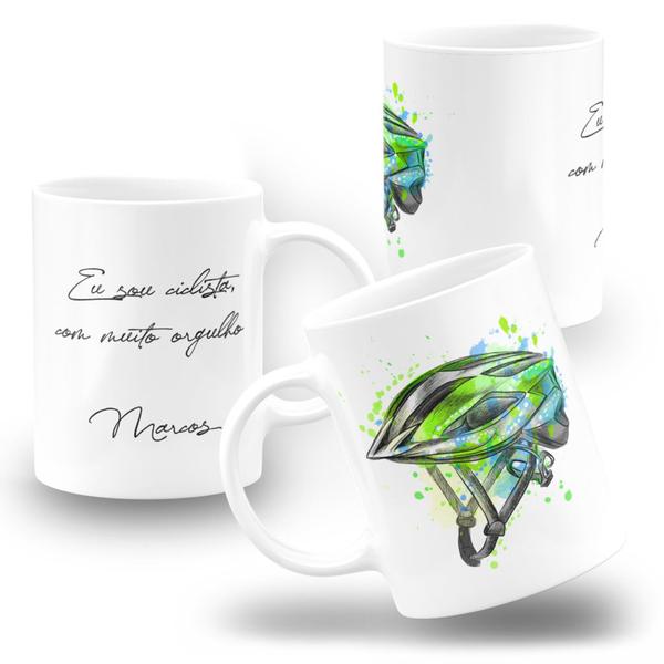 Imagem de Caneca Motivacional Eu Amo Ciclismo