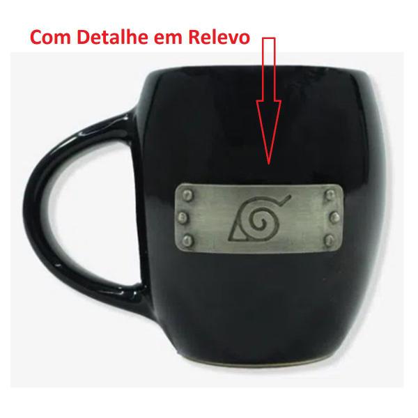 Imagem de Caneca Naruto Aldeia da Folha Presente Xícara Zona Criativa Porcelana Qualidade 350ml