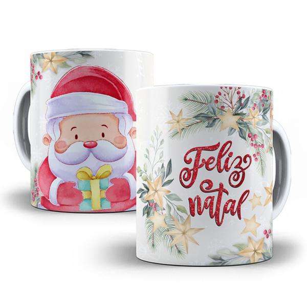 Imagem de Caneca Natal Papai Noel Porcelana Personalizada