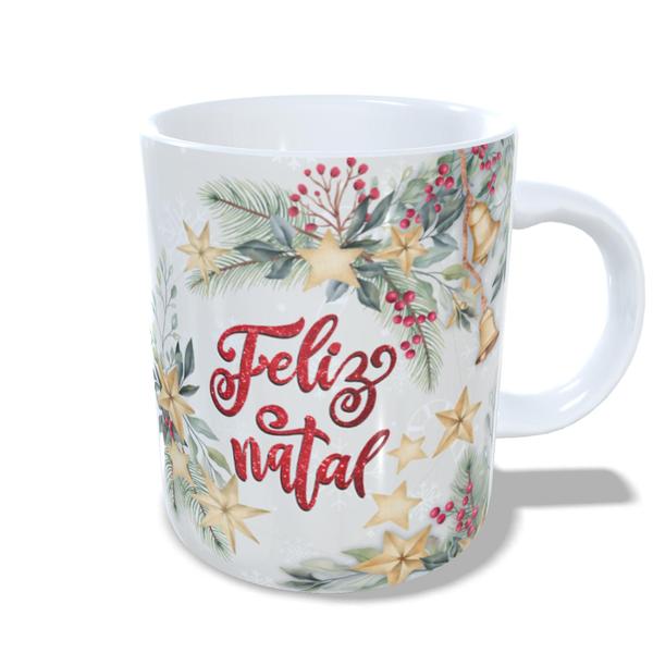 Imagem de Caneca Natal Papai Noel Porcelana Personalizada