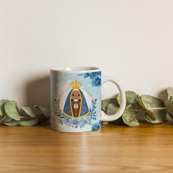 Imagem de Caneca Nossa Senhora aparecida Porcelana Personalizada 1