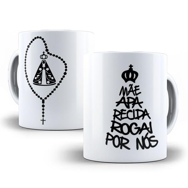 Imagem de Caneca Nossa Senhora aparecida Porcelana Personalizada 3