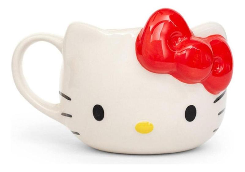 Imagem de Caneca Ornamento Decorativo Hello Kitty Lacinho 550ml - ZC - ZonaCriativa