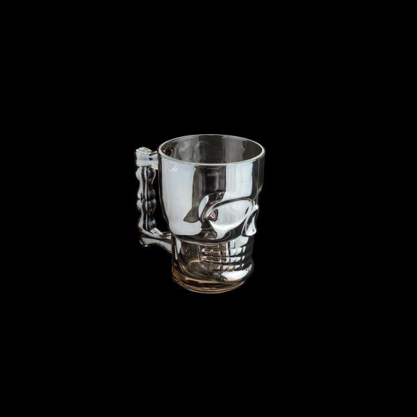 Imagem de Caneca P/Chopp E Cerveja Vidrocaveira Rock Style Cinza 510Ml