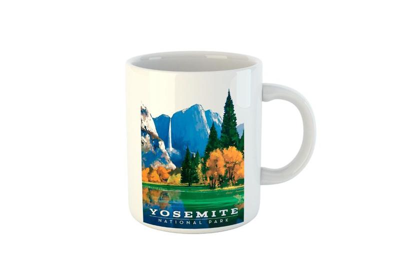 Imagem de Caneca Paisagem USA  Yosemite National Park C546