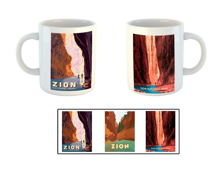 Imagem de Caneca Paisagem USA Zion National Park C553