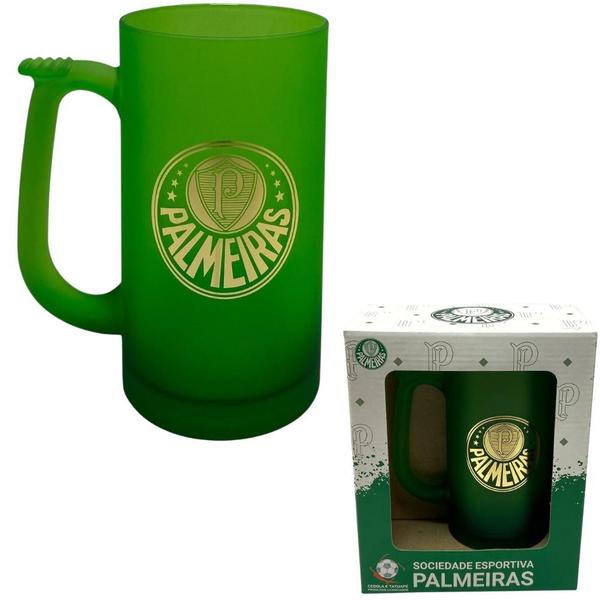 Imagem de Caneca Palmeiras De Chopp Plástico Degrade 500ml Oficial