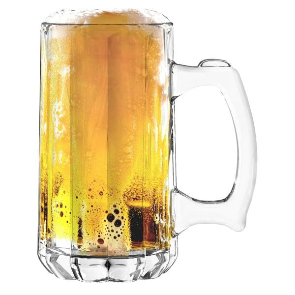 Imagem de Caneca para cerveja beer mug em vidro 350 ml a13,8 cm