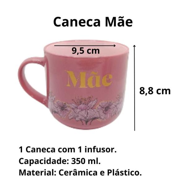 Imagem de Caneca Para Presente Especial Dias Das Mães Infusor de Chá