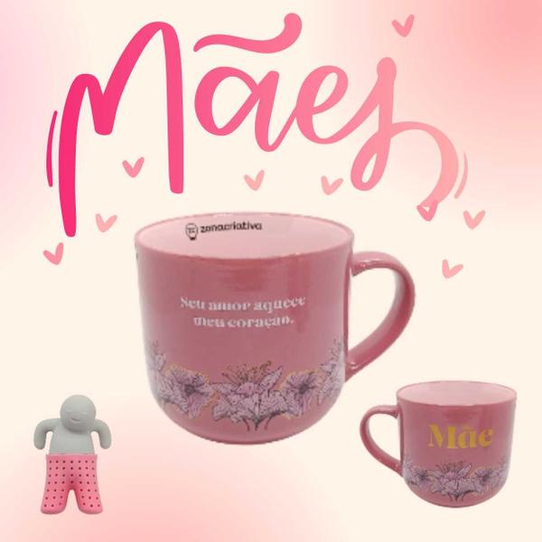 Imagem de Caneca Para Presente Especial Dias Das Mães Infusor de Chá