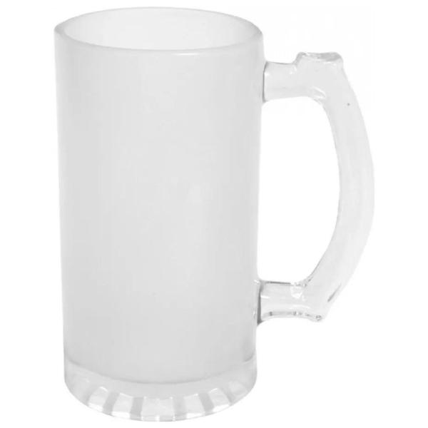 Imagem de Caneca para Sublimação Chopp Vidro Jateada 475ml 4 Unidades