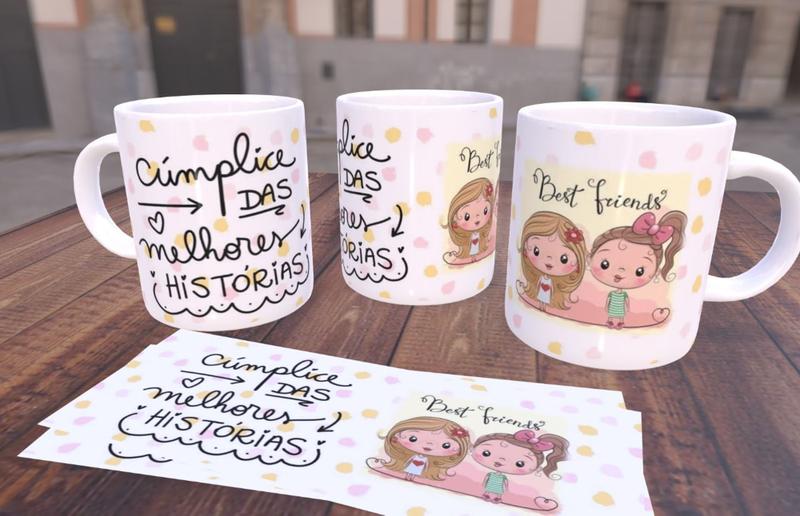 Imagem de Caneca Personalizada Amigas Friends Amizade 300