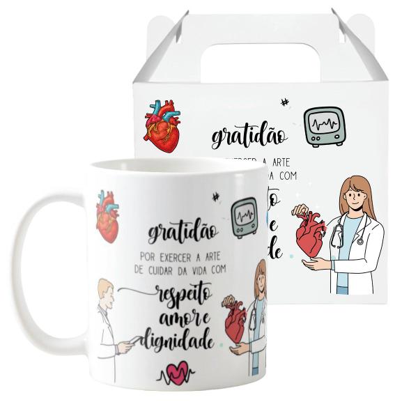 Imagem de Caneca Personalizada Cardiologia Médico Cardiologista