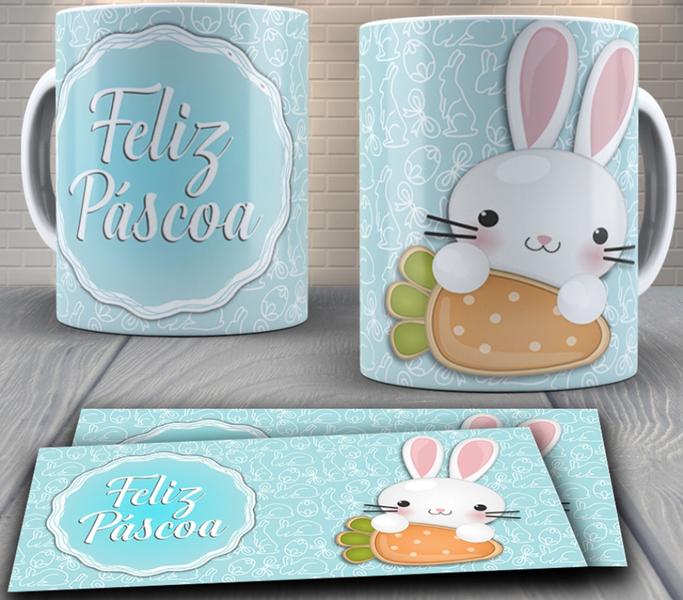 Imagem de Caneca Personalizada -  Coelho da Páscoa