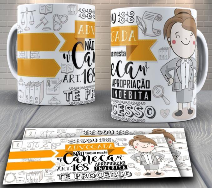 Imagem de Caneca Personalizada - com a Profissão Advogada