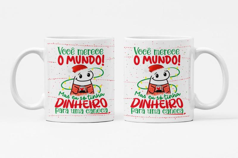 Imagem de Caneca Personalizada de Natal Flork Meme Bento Frases 325ml