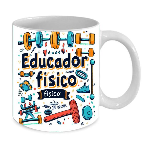 Imagem de Caneca Personalizada de Porcelana Educação Física 325 ML