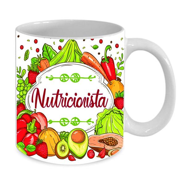 Imagem de Caneca Personalizada de Porcelana Nutricionista 325 ML