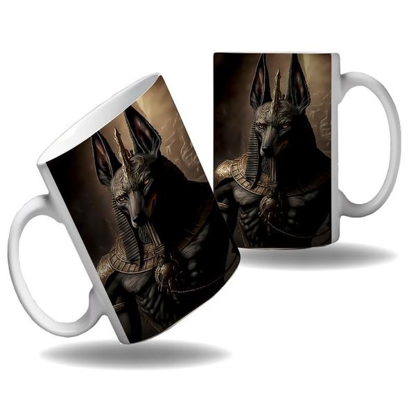 Imagem de Caneca Personalizada Deus Anúbis Egito 3