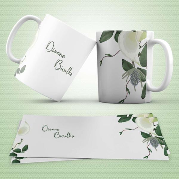 Imagem de Caneca Personalizada Flores 13