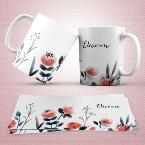 Imagem de Caneca Personalizada Flores 27