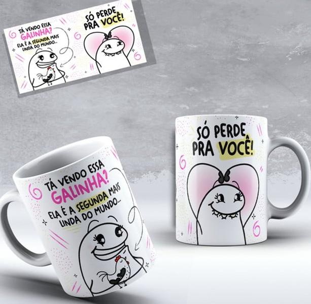 Caneca Personalizada Meme Flork Só Perde Pra Você - NG Decor Canecas Imagem de Caneca Personalizada Meme Flork Só Perde Pra Você