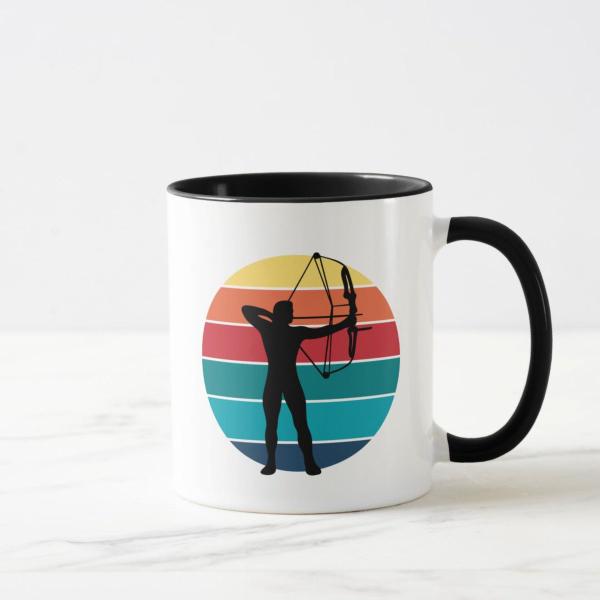 Imagem de Caneca Personalizada para Atleta Esporte Tiro com Arco