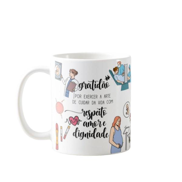 Imagem de Caneca Personalizada Presente Especial Médica Obstetra