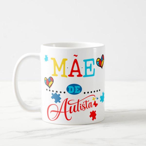 Imagem de Caneca Personalizada Presente Mãe de Autista Autismo Atípico