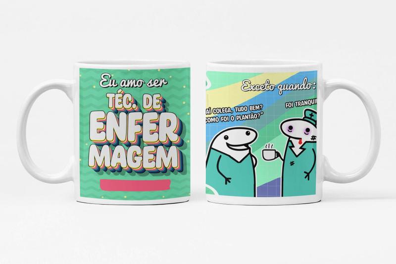 Imagem de Caneca Personalizada Profissão Técnico em Enfermagem