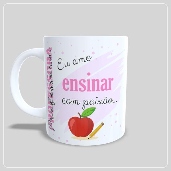 Imagem de Caneca Personalizada  Profissões - Professora  Com seu Nome