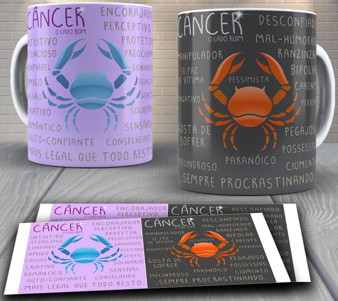 Imagem de Caneca Personalizada - Signo de Câncer