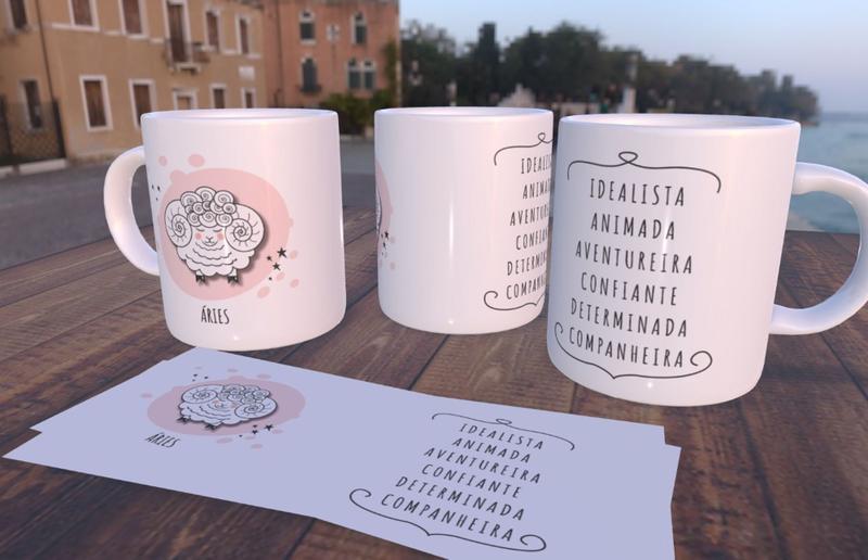 Imagem de Caneca Personalizada Signos Áries 437