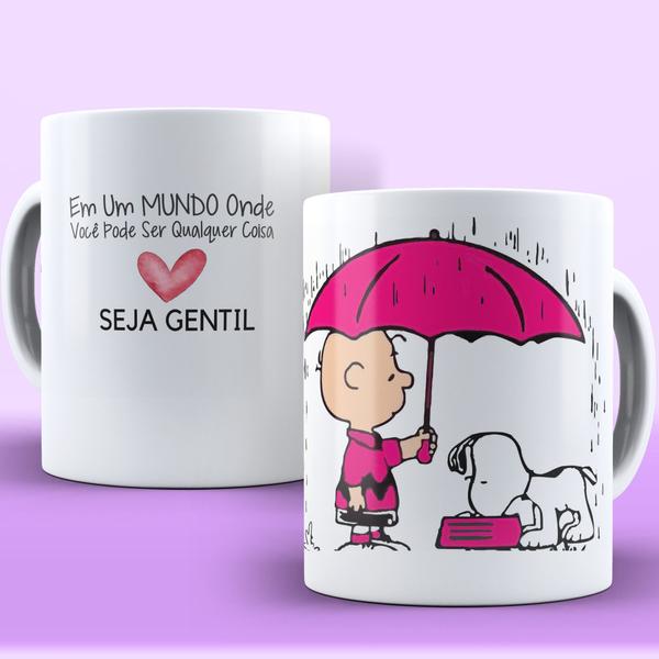 Imagem de Caneca Personalizada Snoppy - Seja Gentil