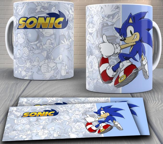 Imagem de Caneca Personalizada - Sonic