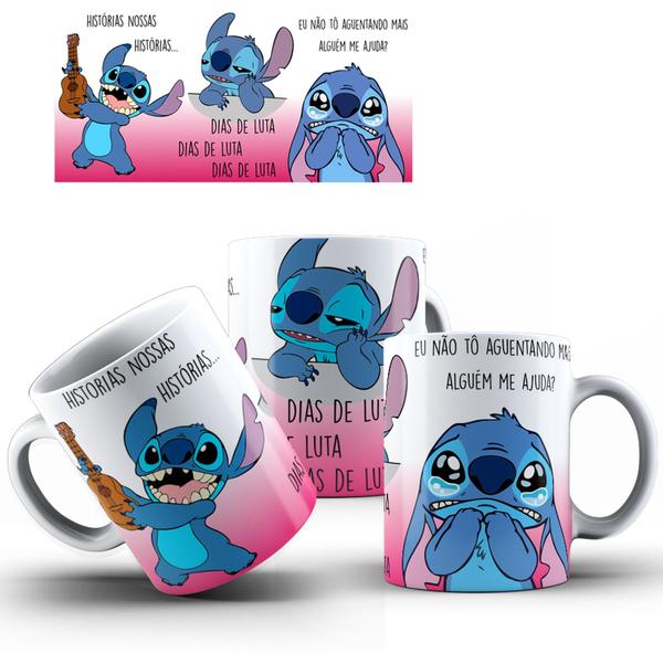 Imagem de Caneca Personalizada Stitch Histórias Nossas Histórias...