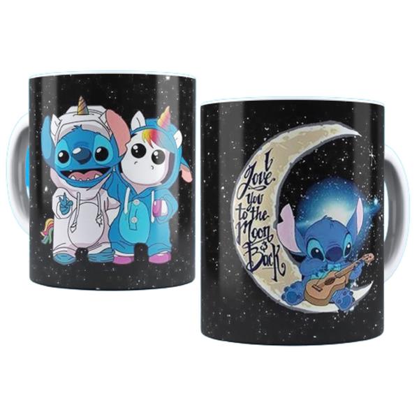 Imagem de Caneca Personalizada Stitch & Unicórnio