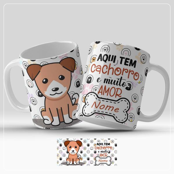 Imagem de Caneca Pet Cachorro com nome