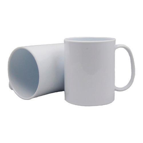 Imagem de Caneca Plastica Para Sublimação Branca 300Ml