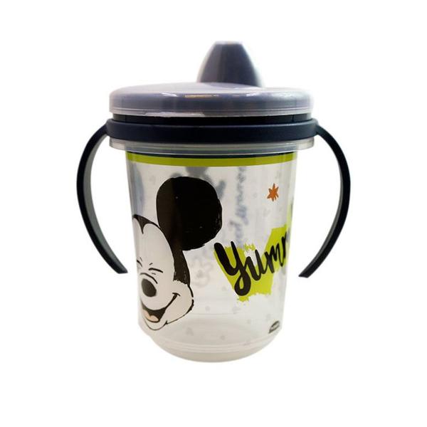 Imagem de Caneca Plástico Alça Removível Fechamento Rosca Mickey Baby